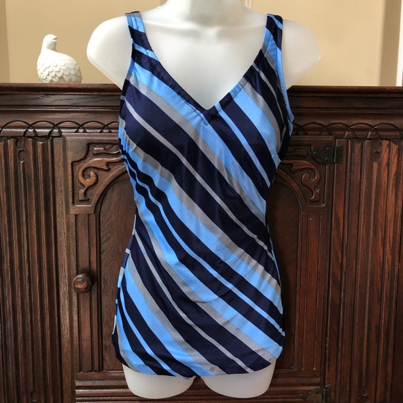 Jantzen Other - Vintage Jantzen One Piece Sheath Swimsuit Retro